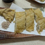 かねひで - 穴子の棒天ぷら