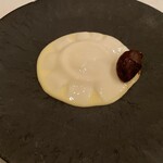 ラ・ブランシュ - ブランマンジェとキャラメルアイス