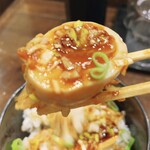 ラーメン 麻辣 - 味玉リフト