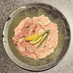 杏樹亭 岸根店 - 「ギャラ塩（税込￥850）」と「ホルモン塩（税込￥950）」の相盛り