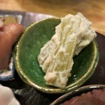 石まつ　三代目 - 粕であえてありますが、粕の味もさすがです。