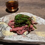 中国菜 KHAOS - 黒毛和牛の青椒肉絲