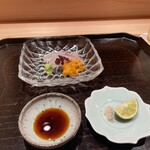 253307161 - クエと塩水雲丹