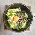 酒と肴 あわ壱 - ■石焼牛タン焼き飯 ￥780