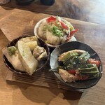 丑寅 - 酒肴の3種盛りおひとり様専用