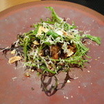 Felicelina - 宮崎産牛タン 細焼き ほろ苦野菜のサラダ添え バルサミコソース