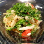 Felicelina - 根室産帆立貝 スパゲッティ 菜の花とフレッシュトマトソース