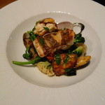 長崎五島列島産ハタ 大粒アサリと春野菜のオーブン焼き