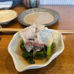 お料理とお酒 oto - ツルムサラキのお浸し。出汁が美味しい。
