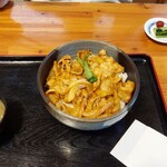 滝見の湯 - 信州ポークの味噌豚丼