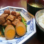 中華風家庭料理 ふーみん - ふーみん(豚肉の梅干煮定食)