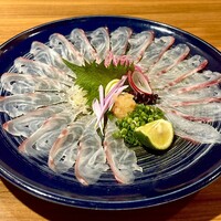 鯛　造り/薄造り