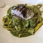 Dining Riz Ohno - 真鯵とズッキーニのジェノベーゼ　タリアテッレ