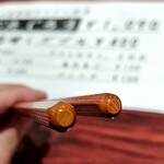とんかつ六角箸 - 六角箸の箸は六角形♪