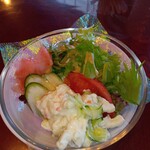 根岸家 - 明太子パスタ サラダ付き