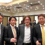 Prince Hotel Shinagawa - 大田社長と岡田先生、牧草先生、野原先生