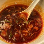 幸楽苑 - つけ汁アップ