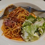 キッチン ブルー グローブ - サラダを乗せます