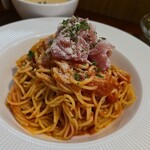 キッチン ブルー グローブ - 反対側から、山盛りです！