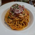 キッチン ブルー グローブ - アマトリチャーナのアッブ