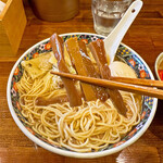 奈つやの中華そば - 飴色のメンマ