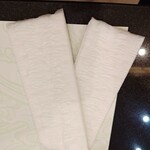 活魚廻転寿し 水天 - 紙ナプキン