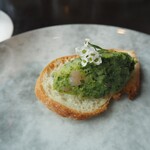 バーアンドダイニング トレント - サーモンとブロッコリーのジェノベーゼ