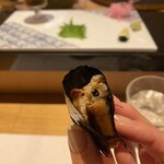 鮓 きずな - 穴子の磯辺巻き