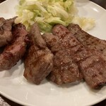 牛たん料理 閣 - たん焼き アップ