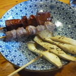まいど - 店内の串焼きは110円