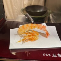 天冨良 麻布よこ田 恵比寿ガーデンプレイス店 - 車海老からスタート。