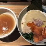 鴨出汁中華蕎麦 麺屋yoshiki - 蟹クリーミー塩つけ蕎麦蟹クリーミー塩つけ蕎麦