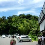 永井食堂 - 広い駐車場