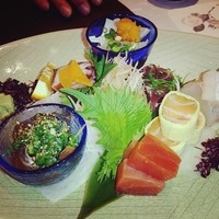 一椿 和店 - お刺身盛り合わせ