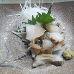 味の蔵どんつく - つぶ貝の刺身