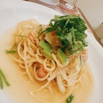 ビストロ アン ファミーユ - 瀬戸内産かまあげシラスと焼きタラコの和風パスタおろし和え