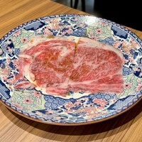 中目黒焼肉 登牛門 - リブロース焼きすき