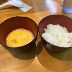 ラーメン吉 麺どくせぇ - 生卵・ライス