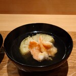 吉い - 加茂茄子と車海老の椀物