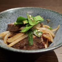 和牛焼肉 やくにく 路地裏 - 鹿児島黒牛レバニラ炒め