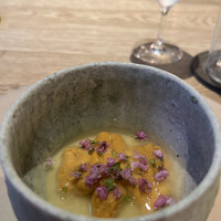 Itsuki - とうもろこしパンナコッタ、ウニ、コンソメジュレ