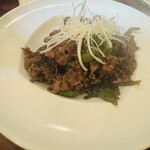 和彩むねや - 牛肉とピーマンのピリ辛い炒め