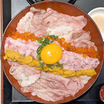 青島海鮮料理 魚益 - 丼