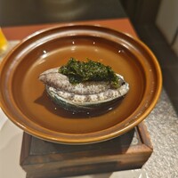 鮨政 西口店 - 焼きアワビ