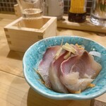 カキと酒 喰貝 - カンパチ漬け