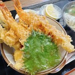 さくら - 天丼（小うどん付き）