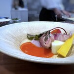 Refugeforestiere 五島 - 彩りも盛り付けも美しい。