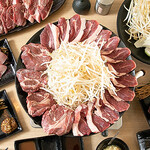 ジンギスカン えいじん - 料理写真:ロースコース（食べ比べコース）