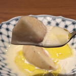 両忘 - 桃と馬鈴薯の冷製　