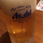 Sanzen Ri - 生ビール（５００円）。